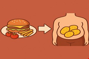 روند تبدیل غذا به چربی در بدن